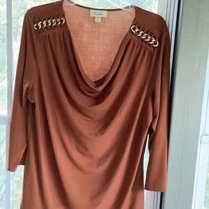 Gorgeous copper colored blouse in great shape